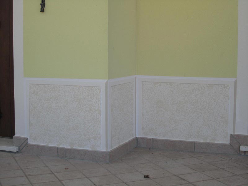 decorazione finta pietra