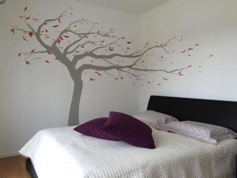 decorazione murale fatta mano